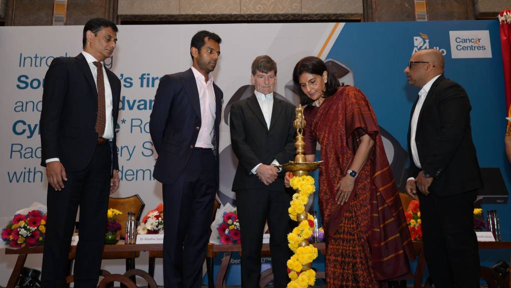 Apollo Cancer Centre Bengaluru launches South Asia’s first Cyberknife*S7™ FIM Robotic Radio Surgery System with an Academia