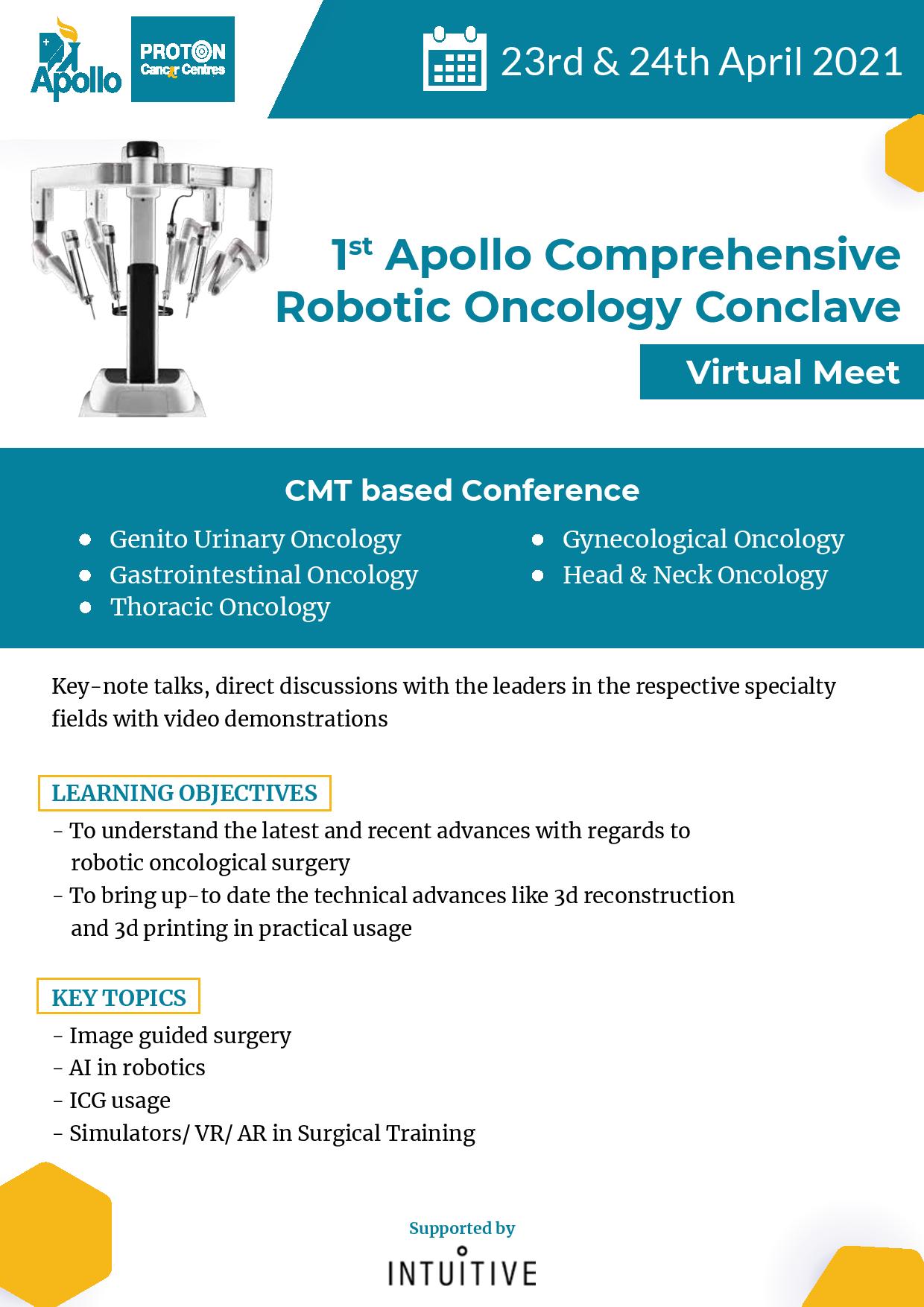 1st Apollo Comprehensive Robotic Oncology Conclave