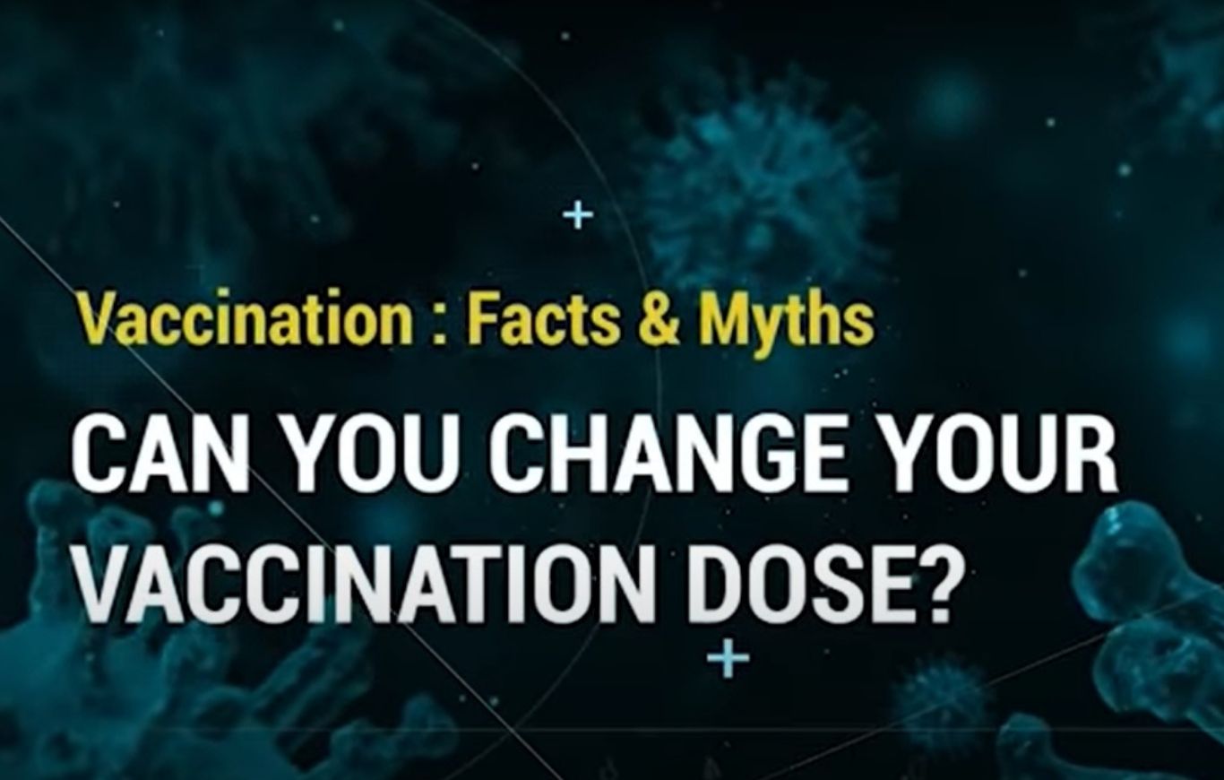 Can one change the dosage of COVID19 vaccination