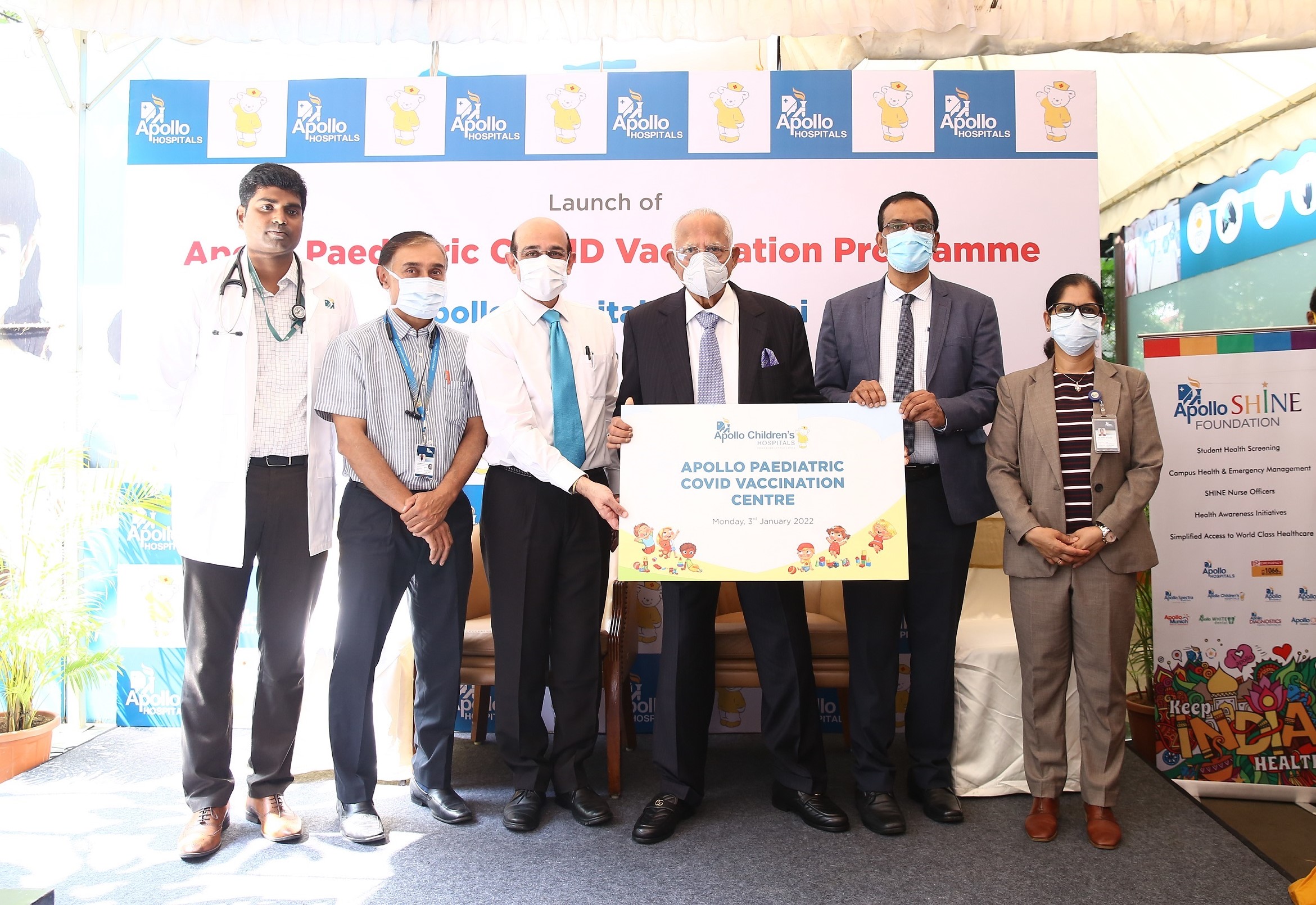 Apollo Hospitals has joined the COVID -19 vaccination drive for children aged 15-18 years across the country.