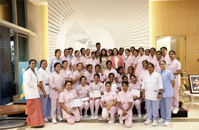 Apollo Proton Cancer Centre celebrated International Nurses Day with the theme ‘Angels wear Blue Scrubs’.