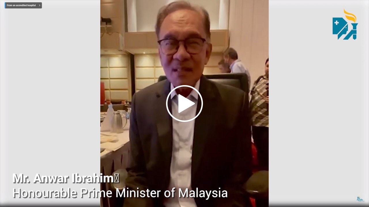 Mr. Anwar Ibrahim – Honourable Prime Minister of Malaysia