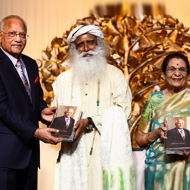 Sadhguru Jaggi Vasudev launches Tamil biography of Dr Prathap C Reddy Dheergadharisi in Chennai