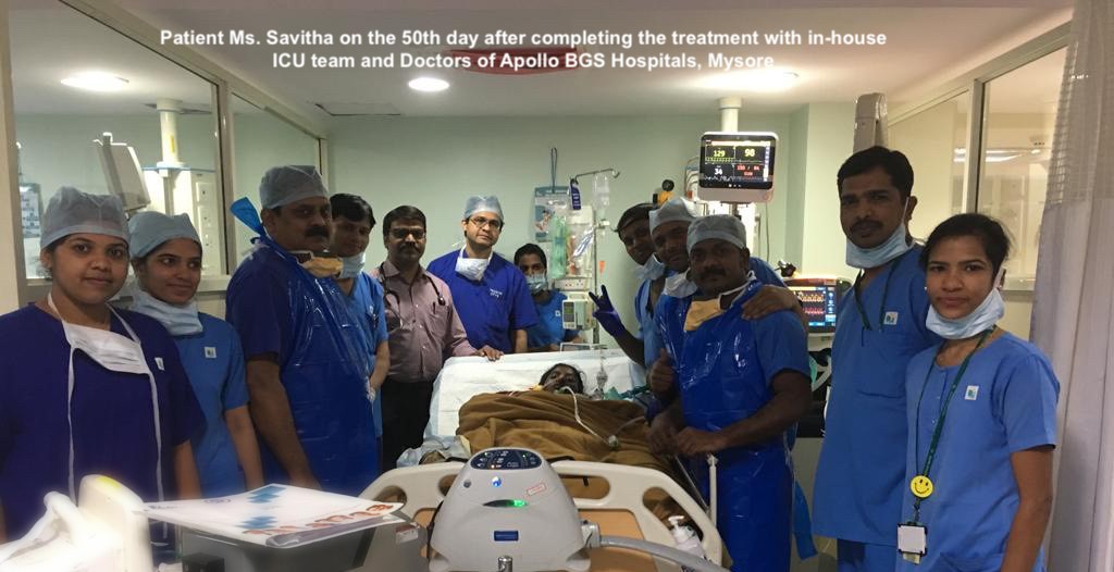 Apollo Bgs Hospitals Mysore Saves The Life Of A 36 Year Old Patient By Successfully Performing A Rare Surgery Using Ecmo