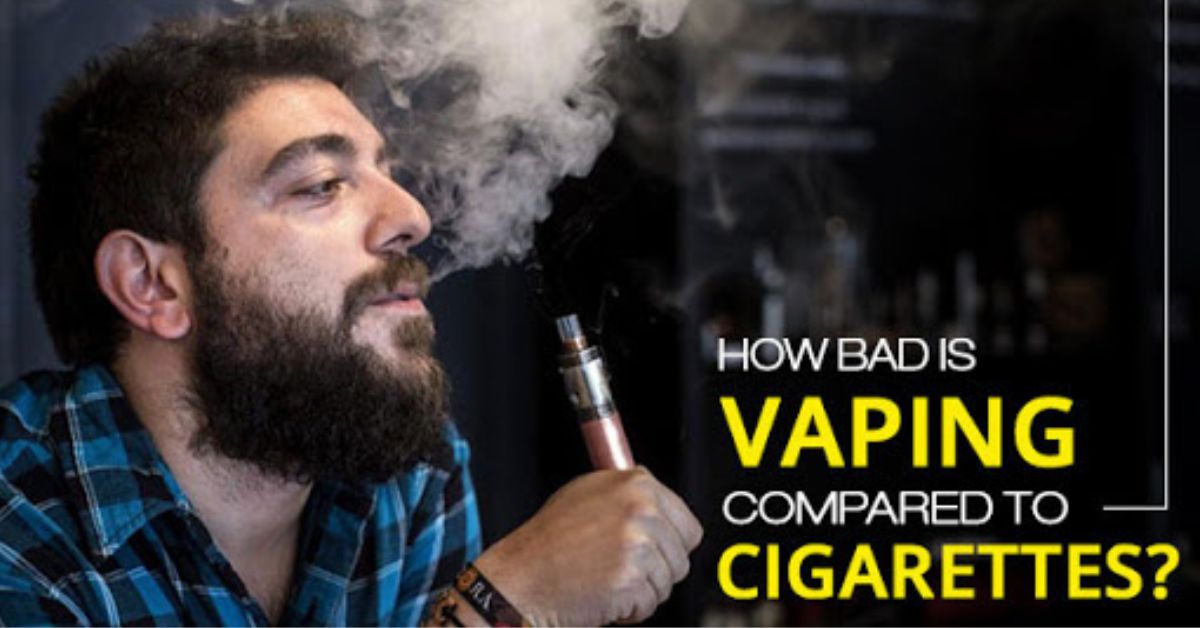 How Bad Is Vaping Compared To Cigarettes?