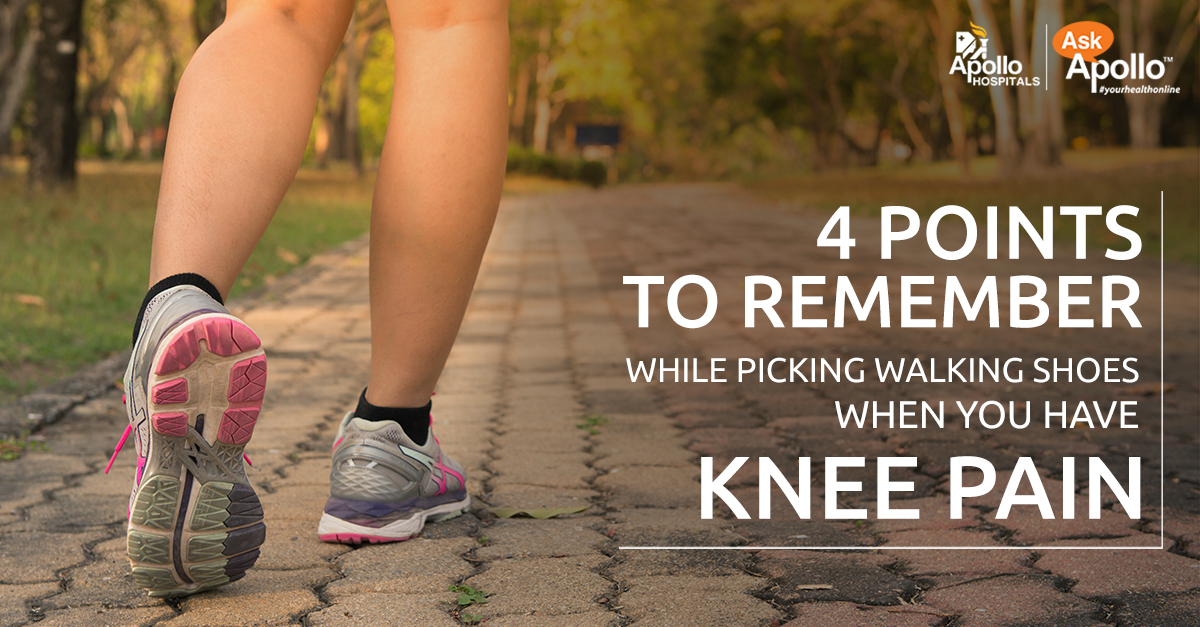 Four Points to Remember While Picking Walking Shoes When You Have Knee Pain