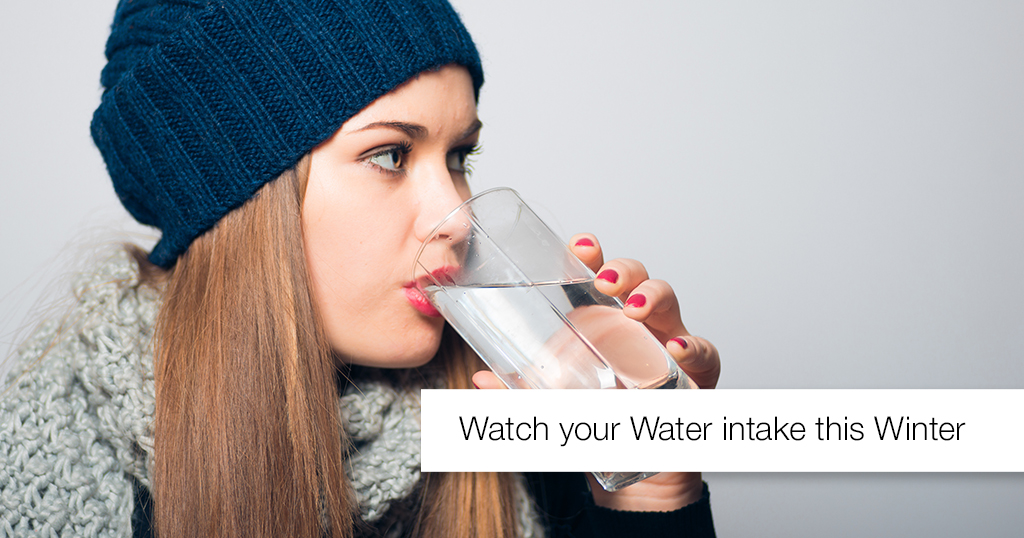 Watch your water intake this winter!