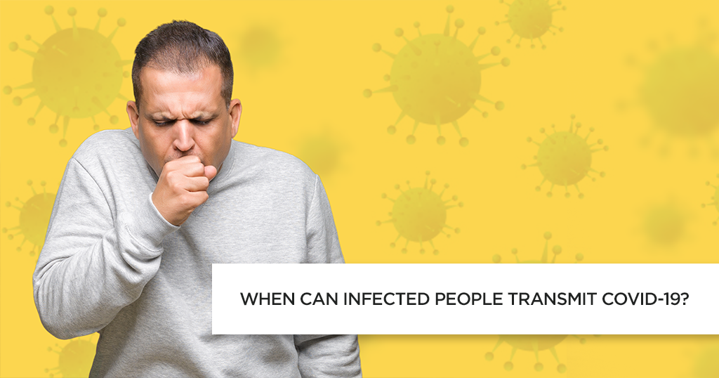 When can infected people transmit COVID-19?