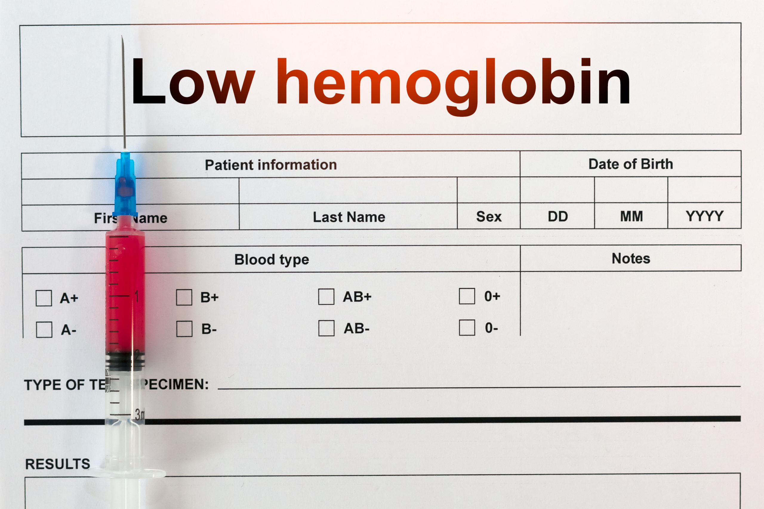 Low Hemoglobin Count