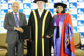 Macquarie University has conferred an honorary doctorate to Ms. Sangita Reddy