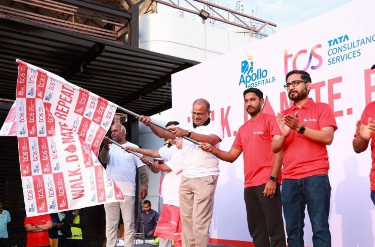 Apollo Hospitals and TCS Collaborate for Walk to Promote Blood Donation Awareness