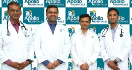 Life-Saving Breakthrough: Apollo Hospitals Successfully Performs Advanced Mechanical Thrombectomy Procedure on 4 Brain Stroke Patients in a span of “24 Hours”